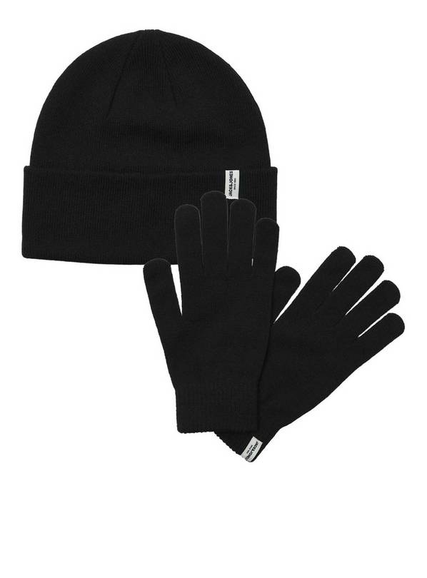 JACK & JONES JUNIOR Cooper Beanie And Gloves Giftbox L/XL