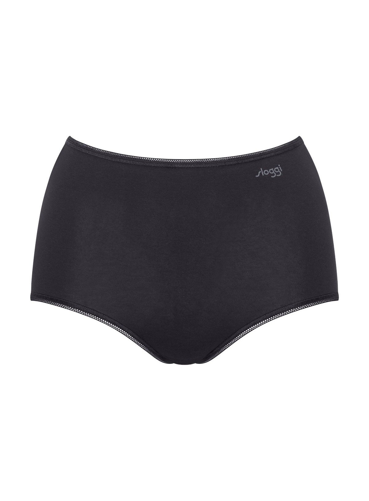 SLOGGI Pure Comfort Maxi Knickers 2 Pack Black S - Image 5 thumbnail