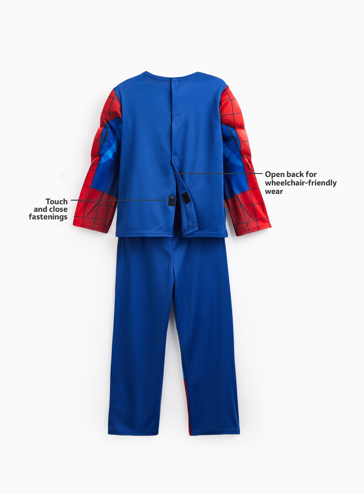 Disney Spiderman Adaptive Fancy Dress Costume 3 Piece 9-10 years - Image 6 thumbnail