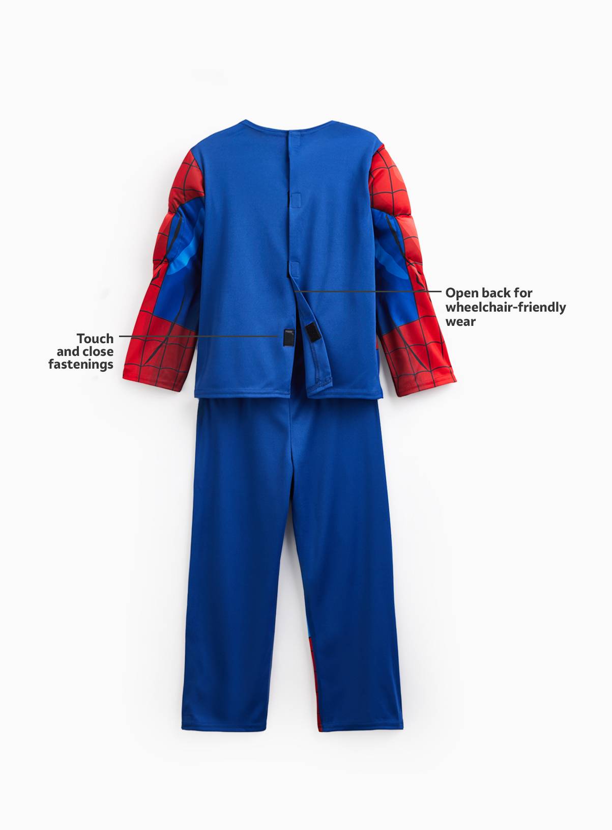 Disney Spiderman Adaptive Fancy Dress Costume 3 Piece 9-10 years - Image 6