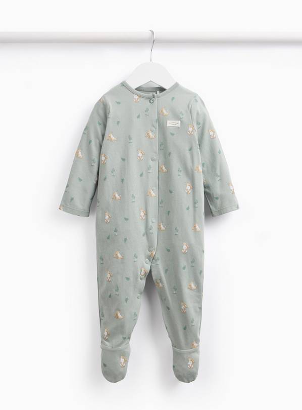 Khaki Guess How Much I Love You Print Sleepsuit 6-9 months