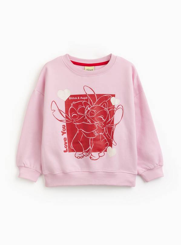 Disney Stitch Character Print Sweatshirt  8 years