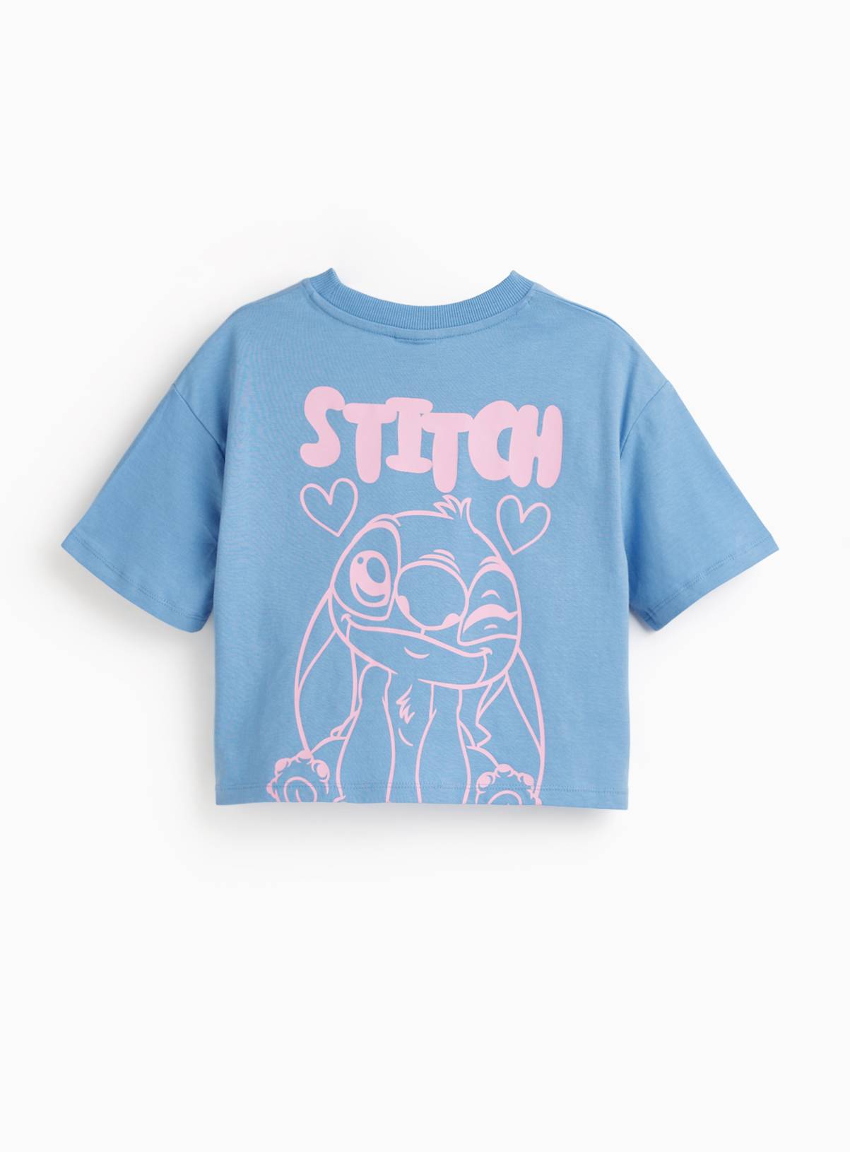 Blue Stitch Graphic T-Shirt & Shorts Set 11 years - Image 3