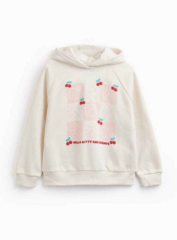 Cream Hello Kitty Graphic Hoodie 9 years