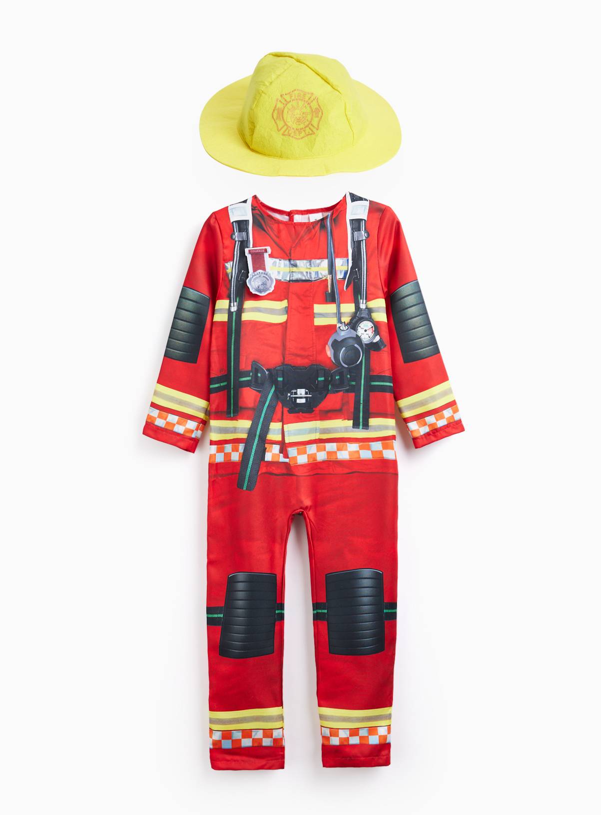 Firefighter Fancy Dress Costume 9-10 years - Image 1
