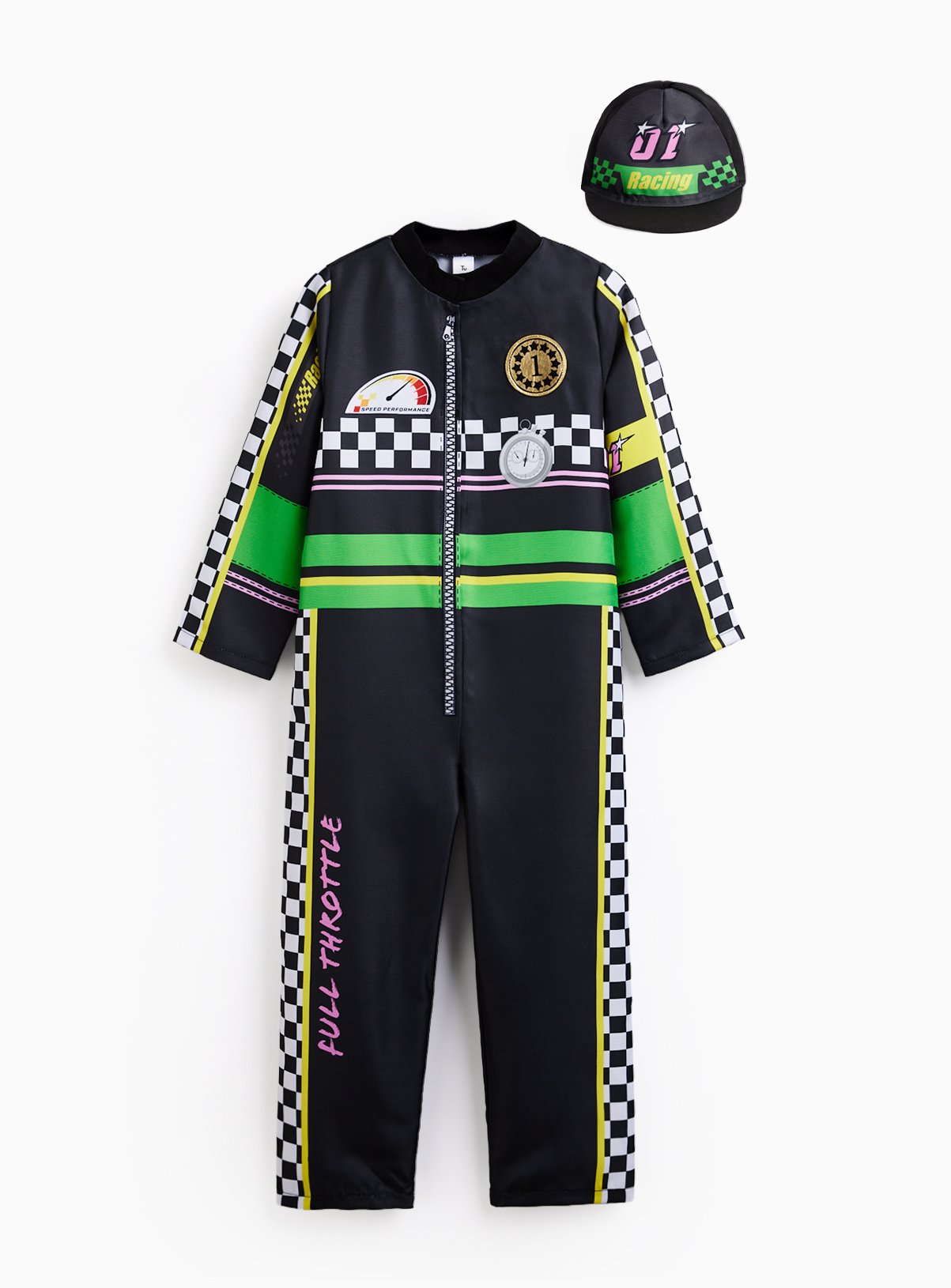 Race Car Driver Fancy Dress Costume 3-4 Years - Image 1 thumbnail