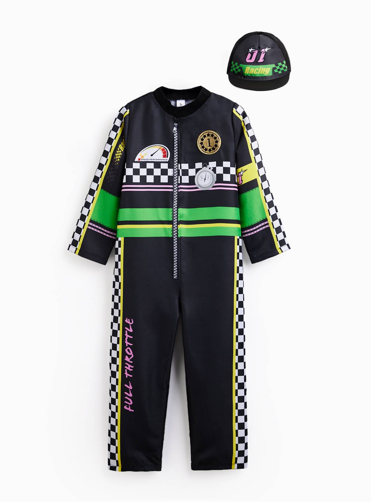 Race Car Driver Fancy Dress Costume 3-4 Years - Image 1