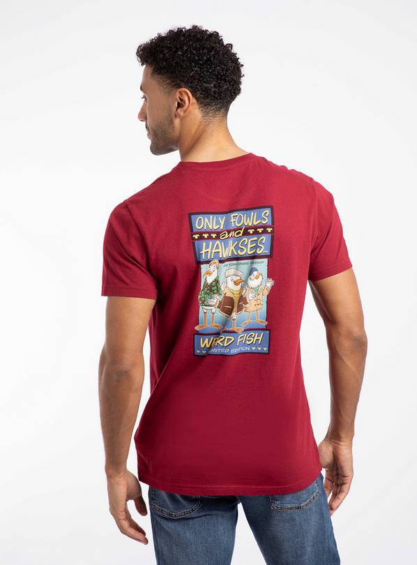 WEIRD FISH Only Fowls And Hawkses Artist T Shirt M