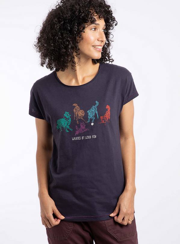 WEIRD FISH Go Fetch Organic Cotton Graphic T Shirt 20
