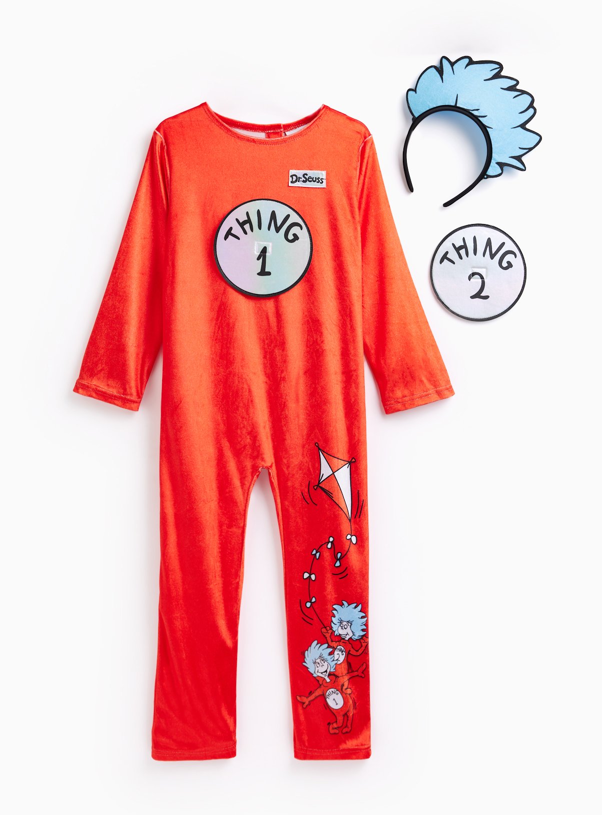Thing One Fancy Dress Costume 7-8 years - Image 1 thumbnail