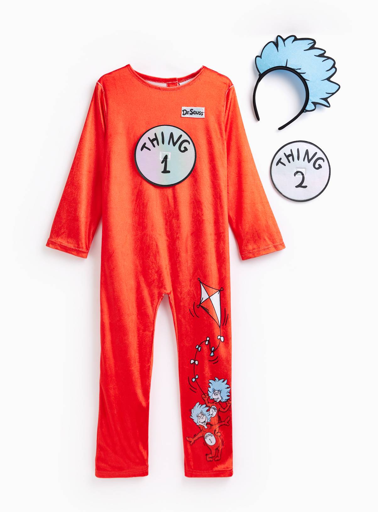 Thing One Fancy Dress Costume 7-8 years - Image 1