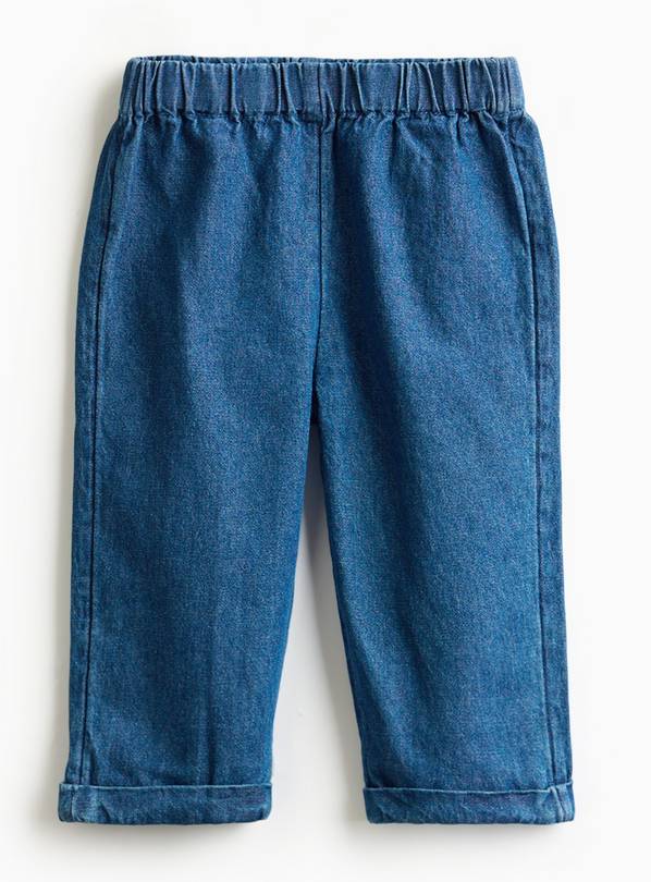 Mid Blue Denim Jeans  3-6 months