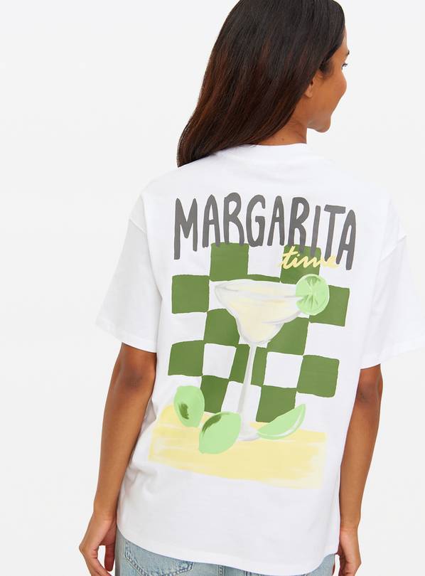 Margarita Printed Oversized T-Shirt XL