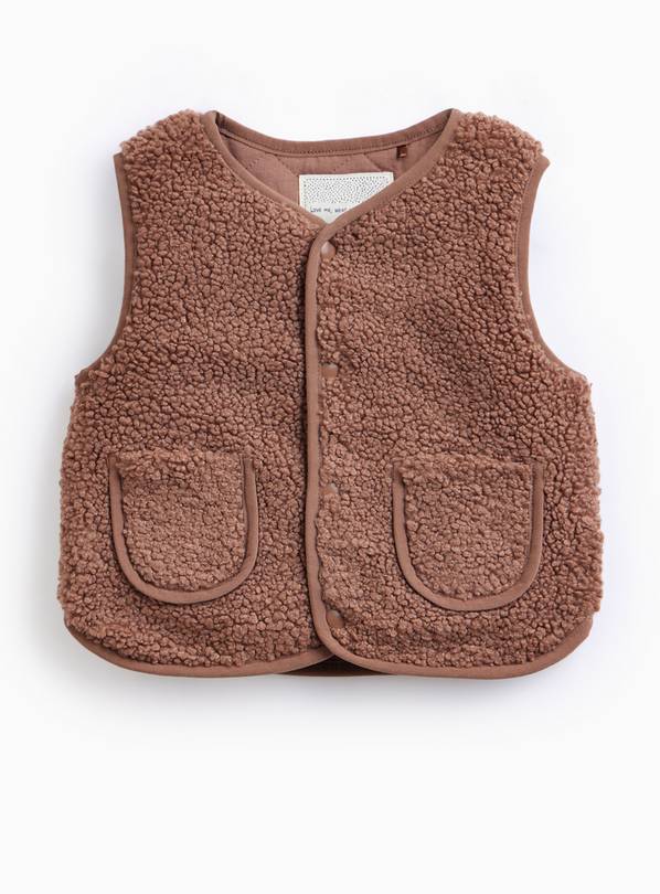 Brown Borg Gilet 3-6 months