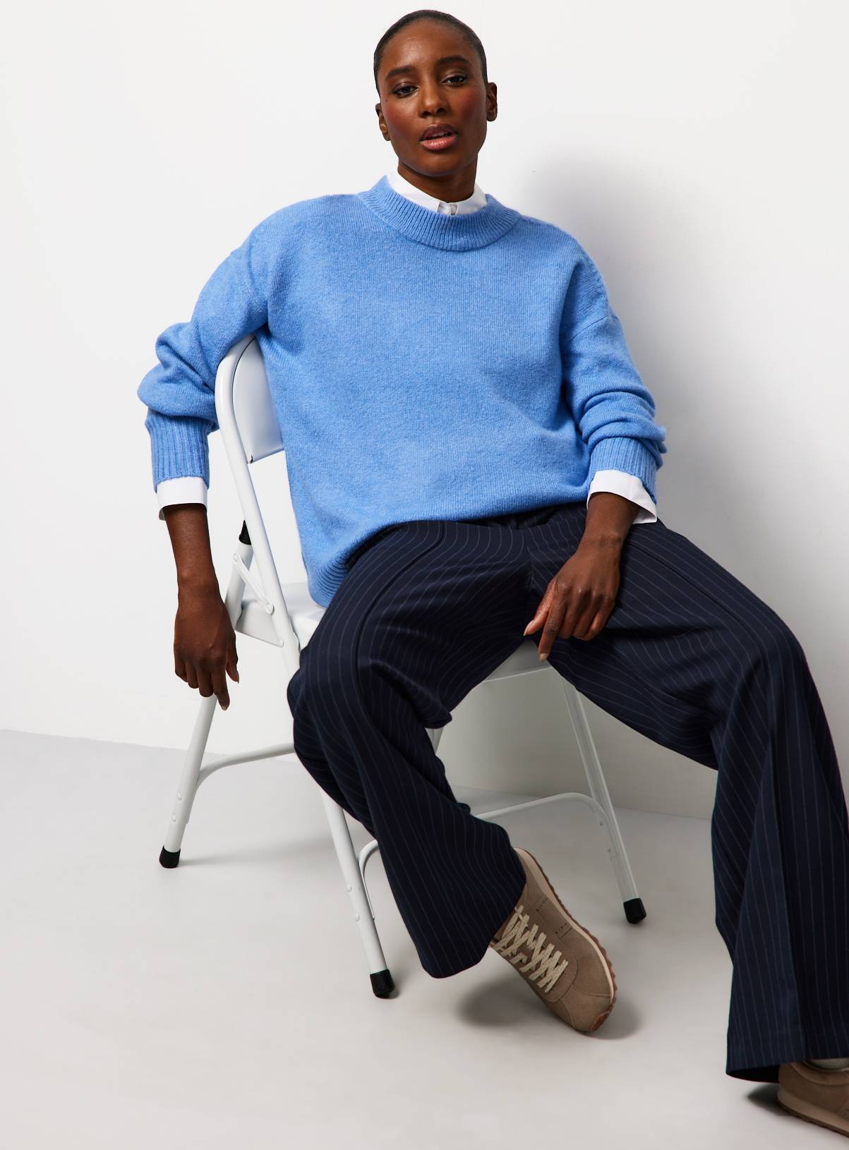 The Soft Blue Knitted Jumper 14 - Image 3