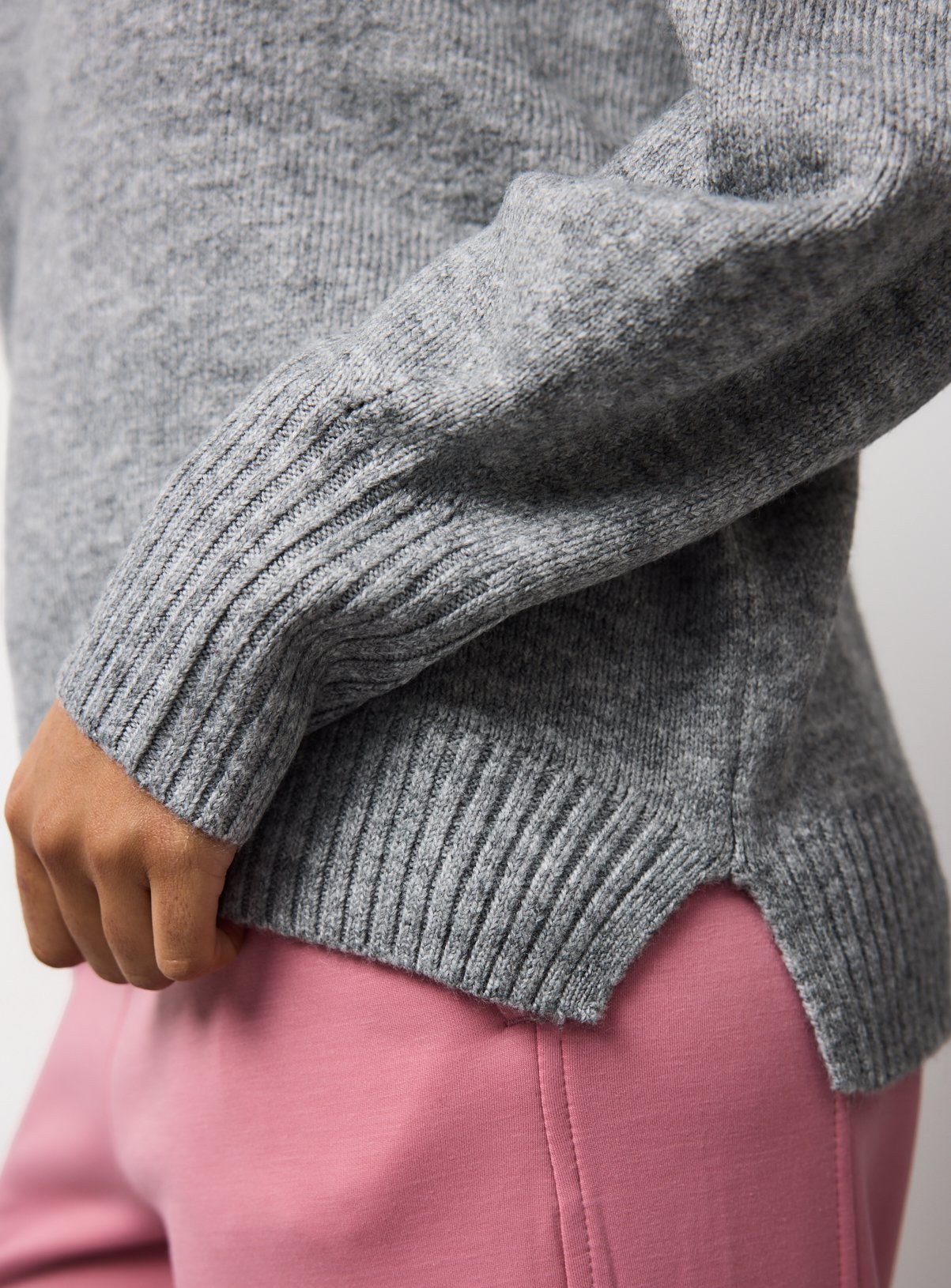 The Soft Grey Knitted Jumper 6 - Image 3 thumbnail