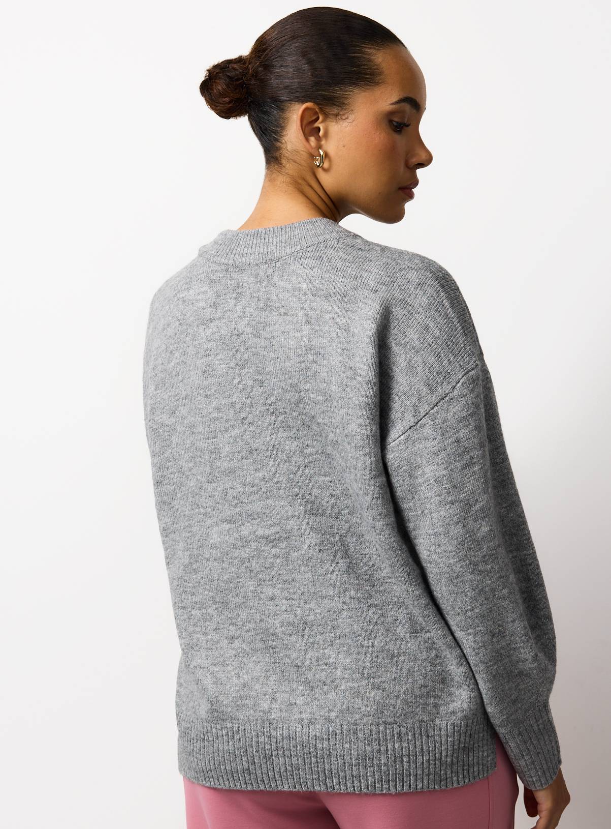 The Soft Grey Knitted Jumper 6 - Image 4