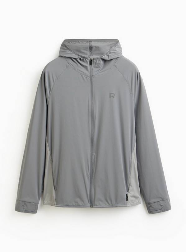 REAKTIV Grey Lightweight Active Hoodie XXXXL