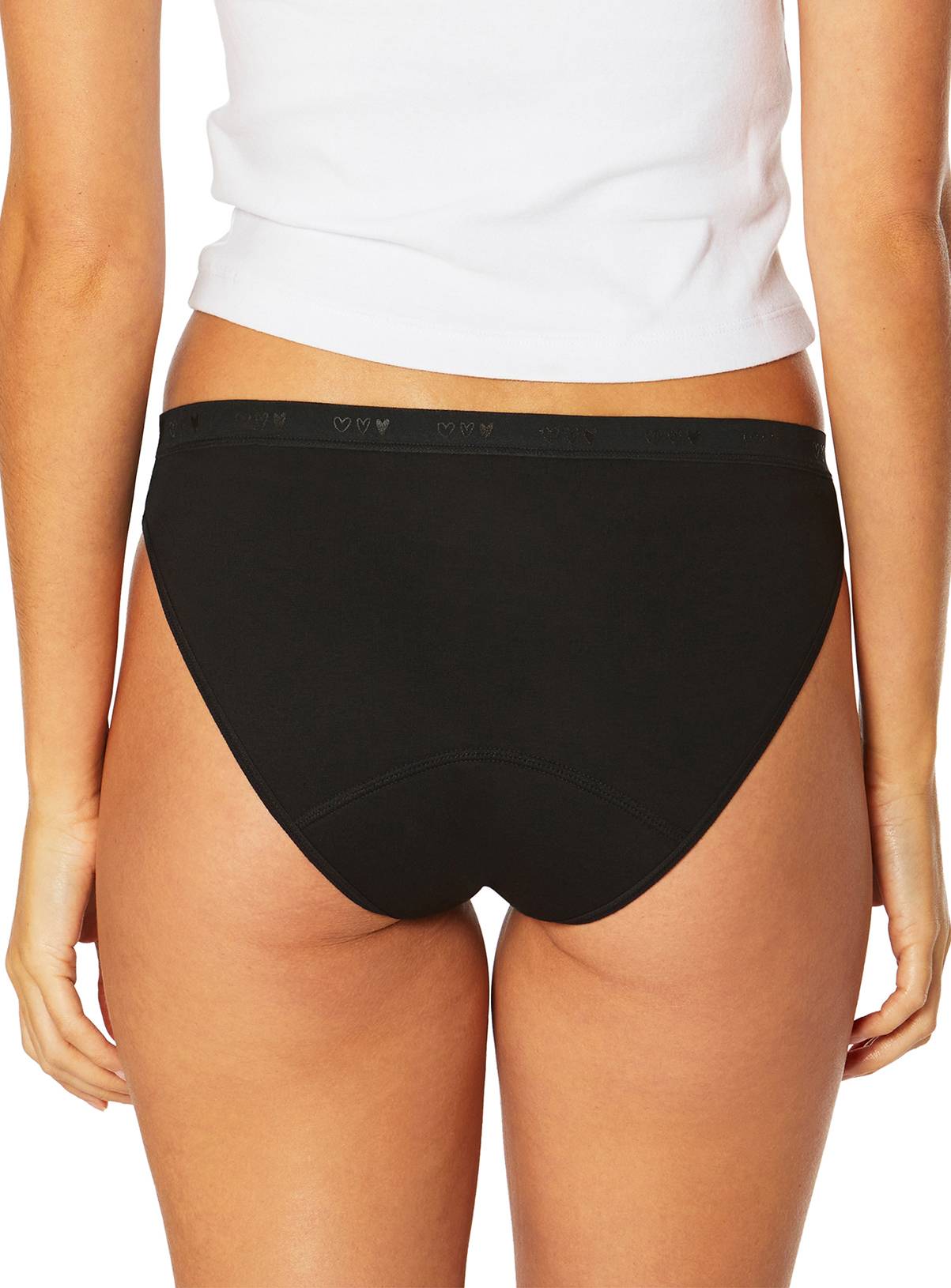 LOVE LUNA First Teen Period Ready 2 Pack Bikini Brief & Zip Bag 11-12 years - Image 5