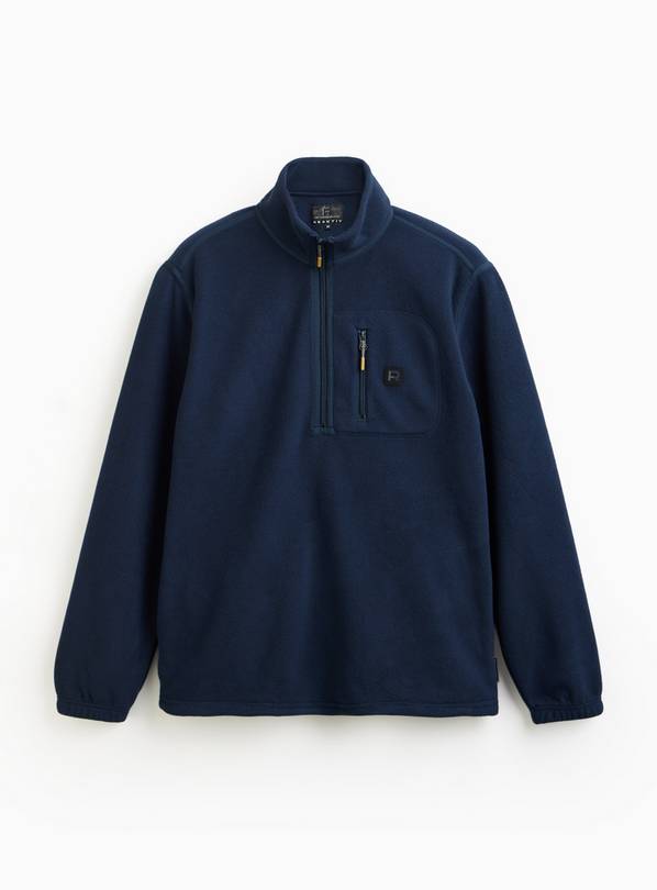 REAKTIV Navy Half Zip Fleece S