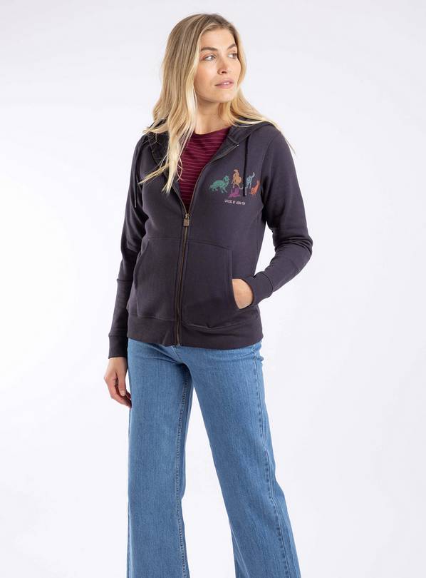 WEIRD FISH Franchises Graphic Printed Full Zip Hoody 10