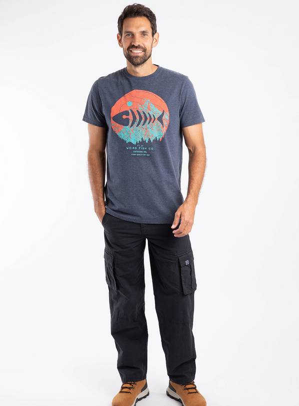 WEIRD FISH Explorer Graphic T Shirt S
