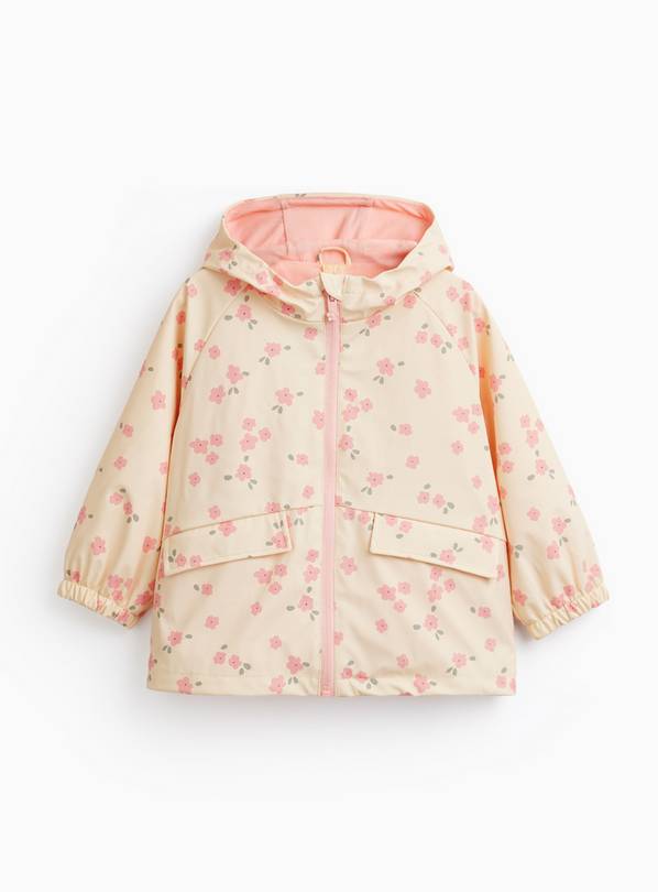 Cream Floral 2 in 1 Mac 3-4 years