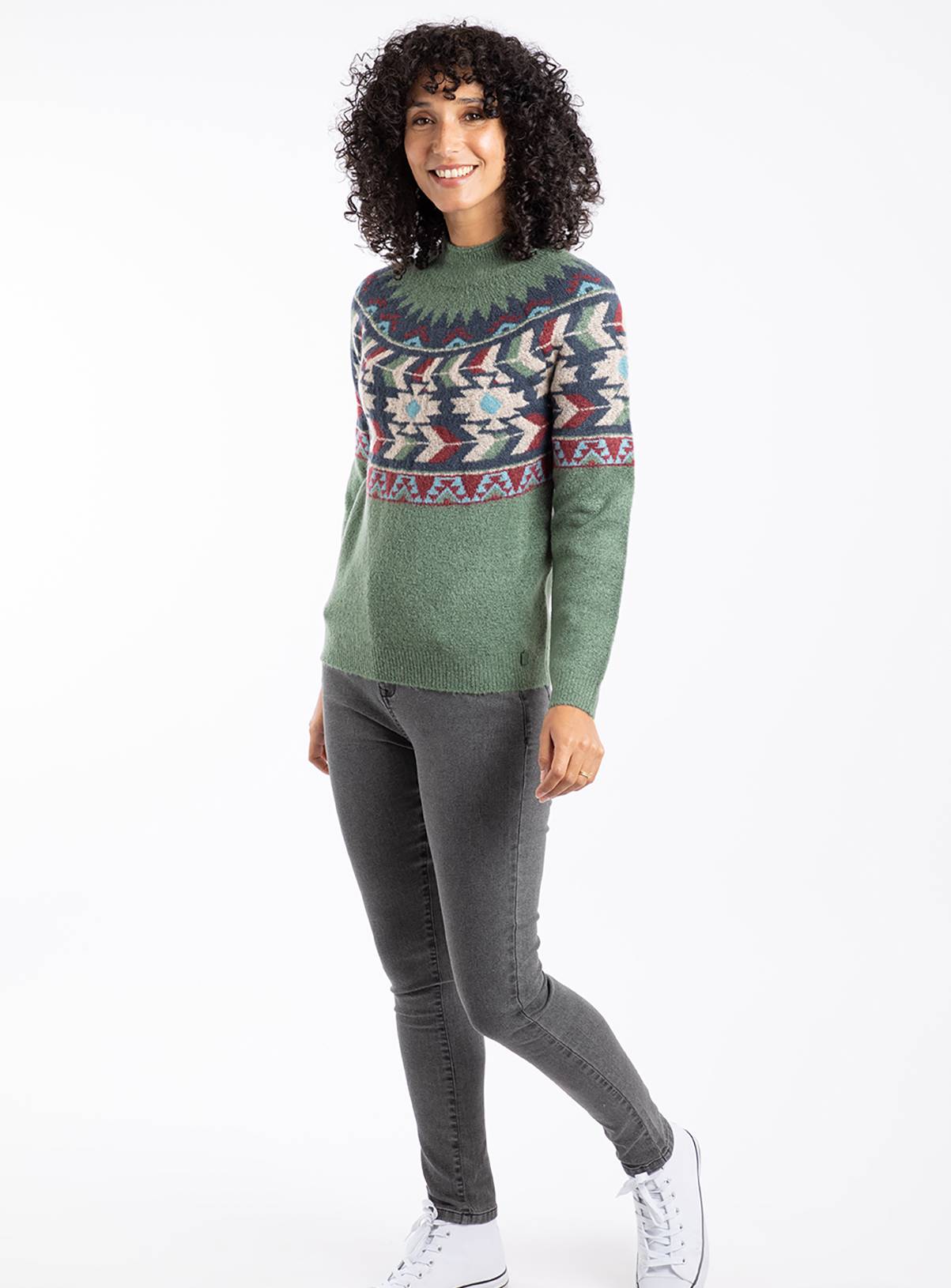 WEIRD FISH Arelia Ikat Knitted Jumper 10 - Image 3