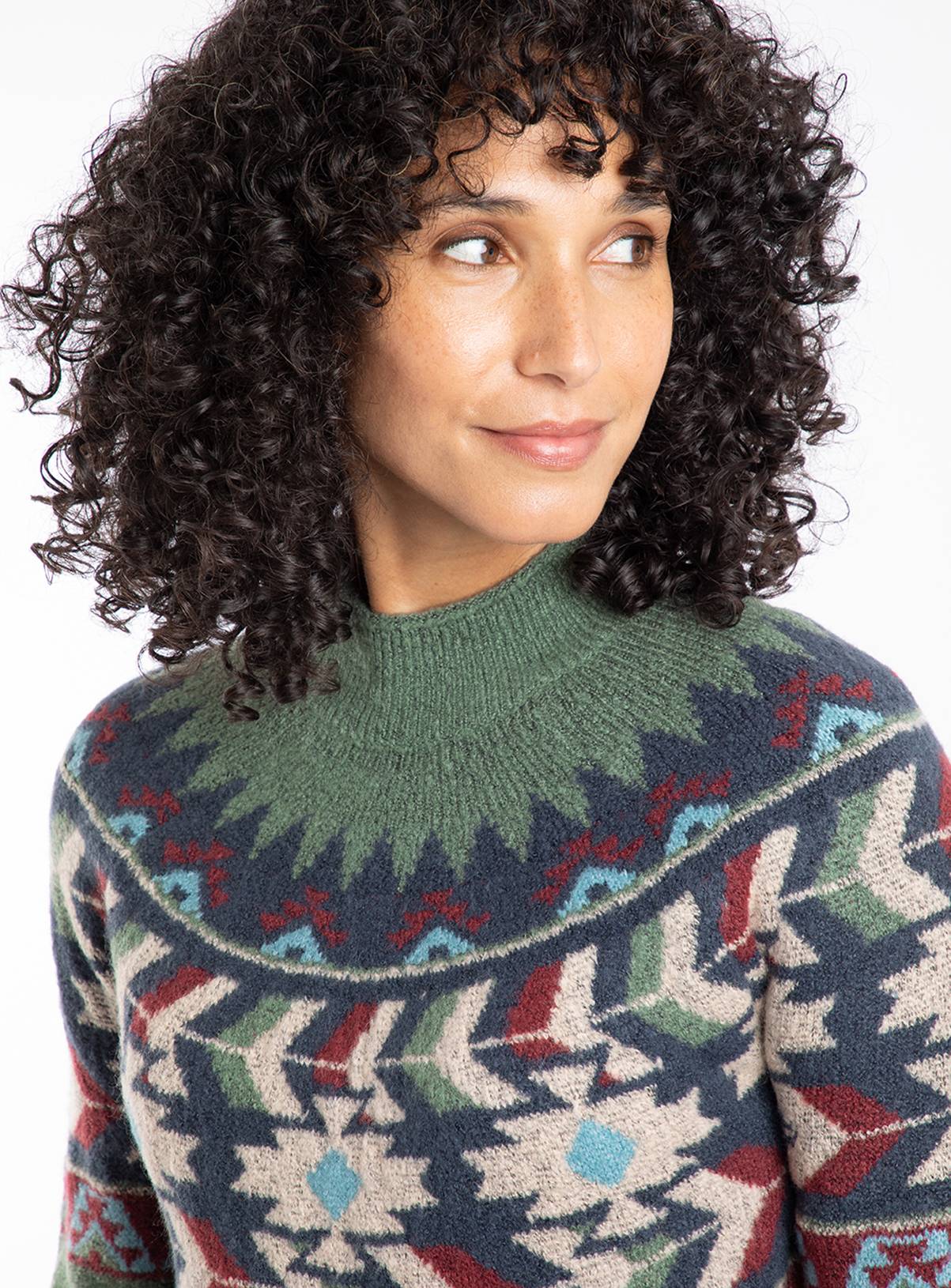 WEIRD FISH Arelia Ikat Knitted Jumper 10 - Image 4