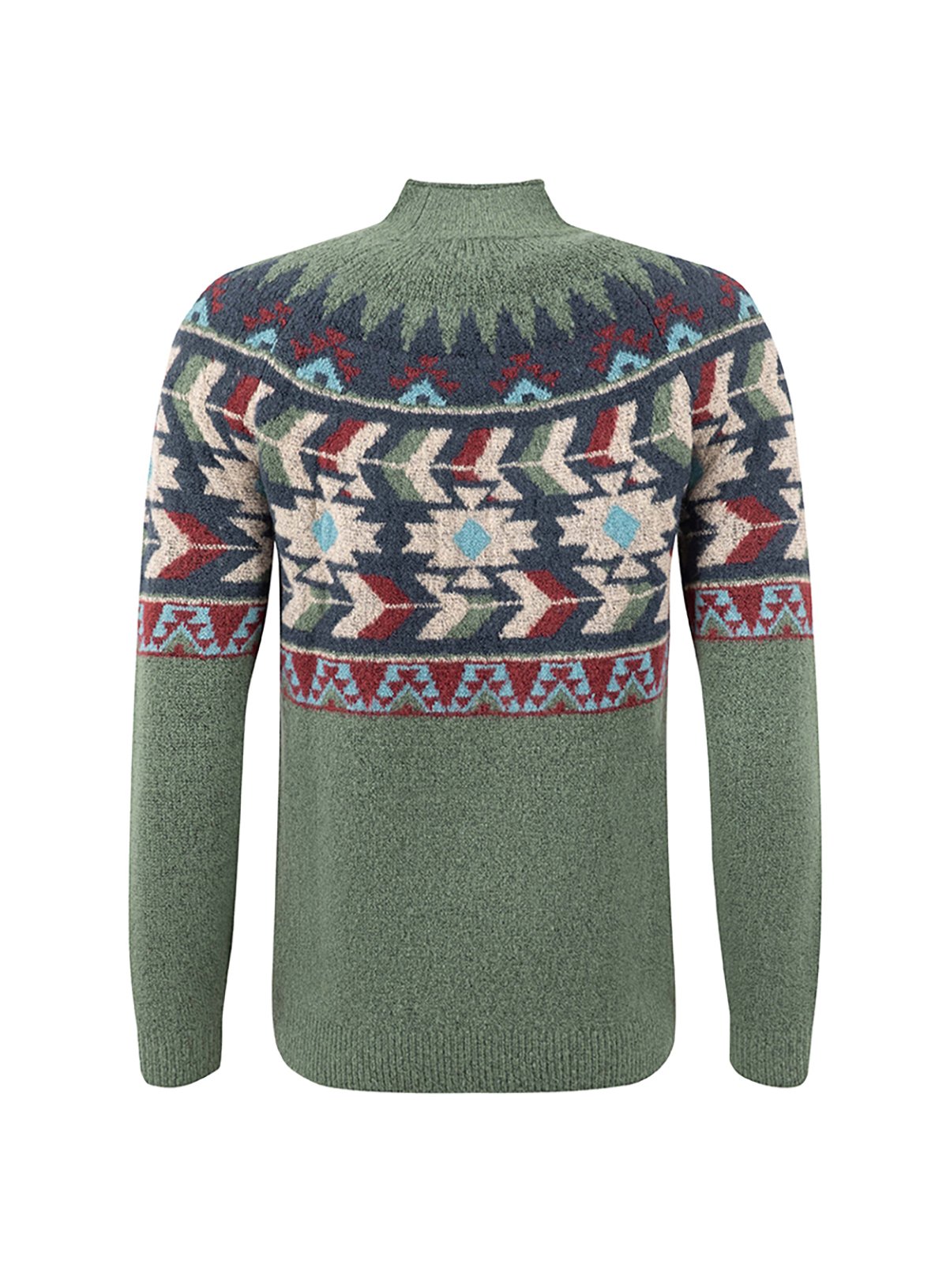 WEIRD FISH Arelia Ikat Knitted Jumper 10 - Image 5 thumbnail