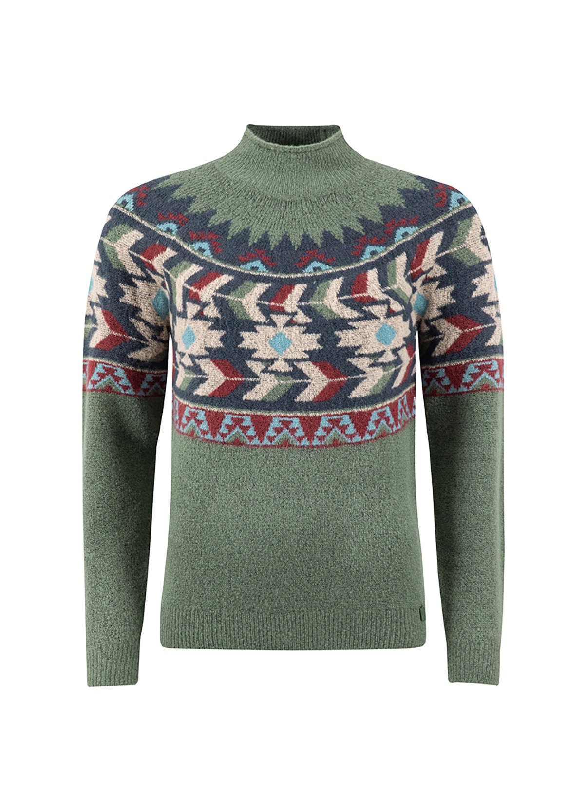WEIRD FISH Arelia Ikat Knitted Jumper 10 - Image 6 thumbnail