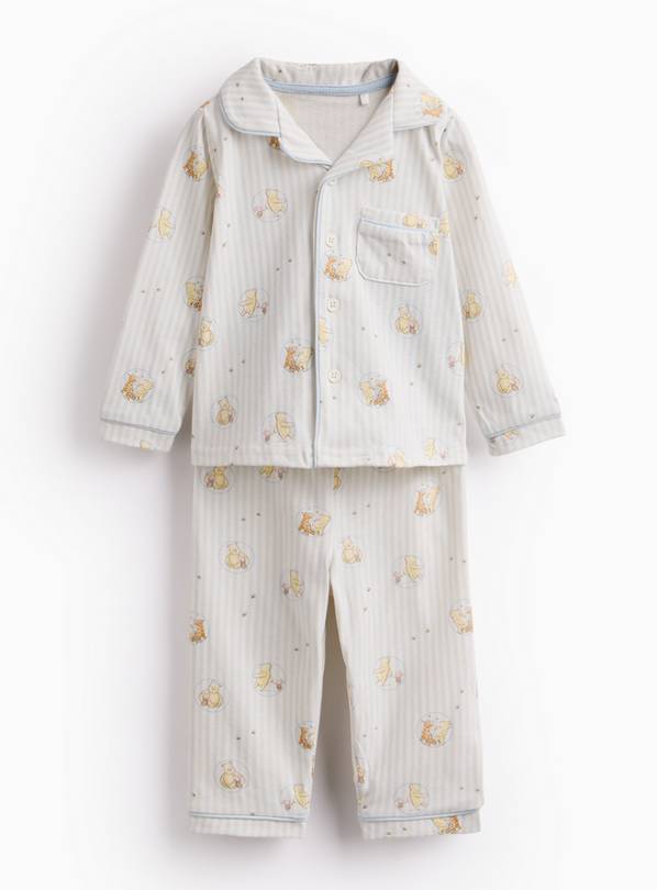 Blue Winnie The Pooh Traditional Pyjama Set Up to 3 mths