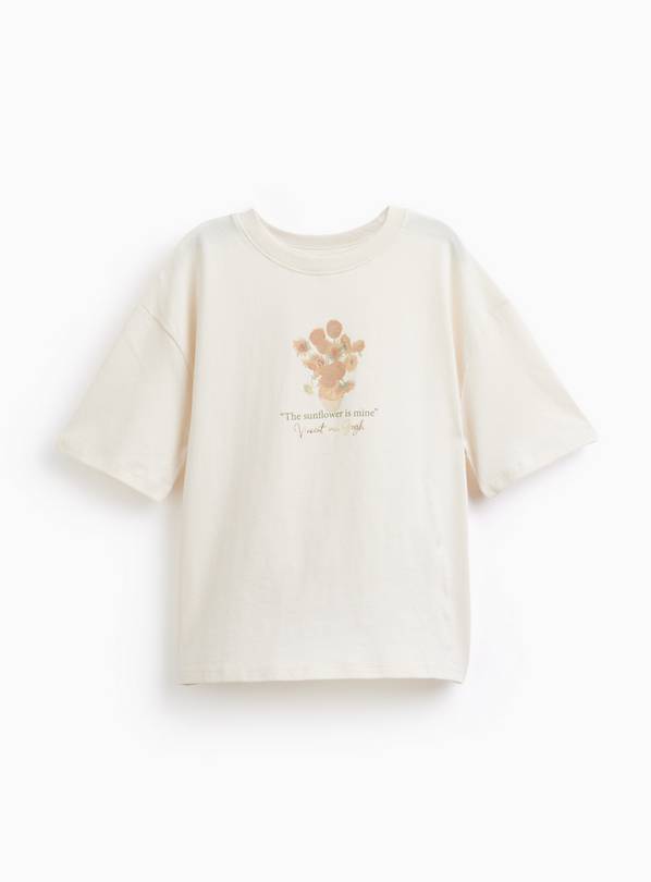 White Van Gogh Graphic T-Shirt 9 years
