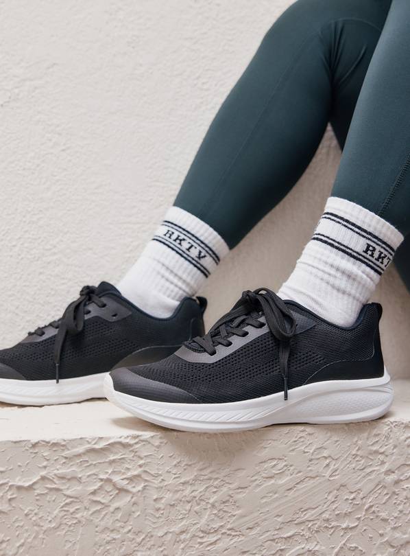 REAKTIV Black Active Trainers 8