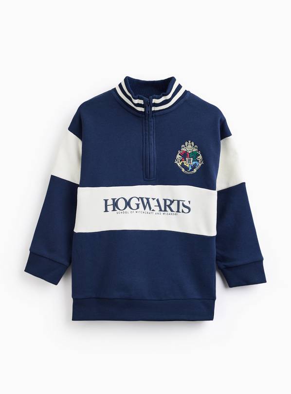 Navy Harry Potter Half Zip Sweatshirt 6 years