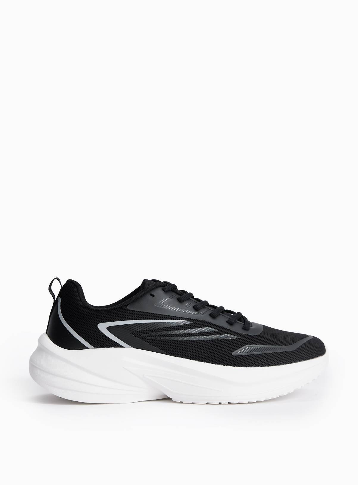 Active Black Lace-Up Trainers 8 - Image 2