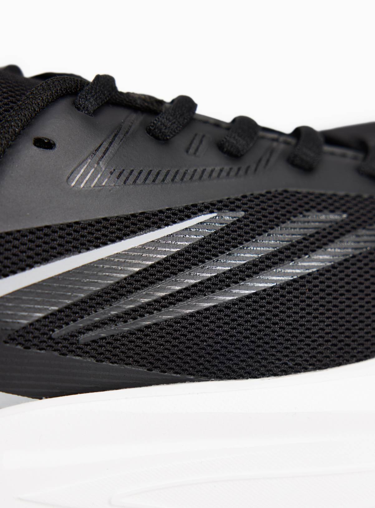Active Black Lace-Up Trainers 8 - Image 3