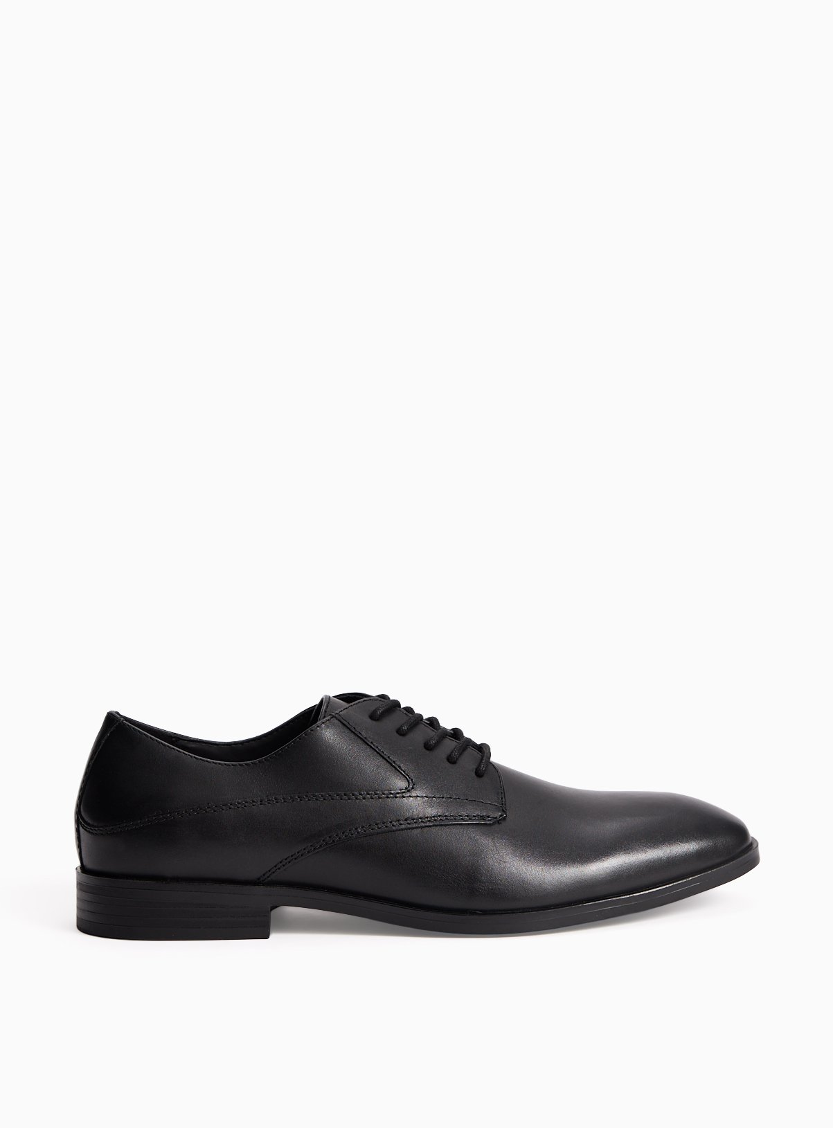 Black Leather Lace Up Shoes 8 - Image 2 thumbnail