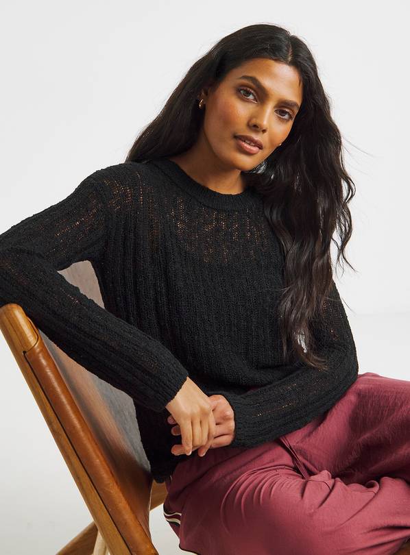SIMPLY BE Ladder Knit Jumper 20-22