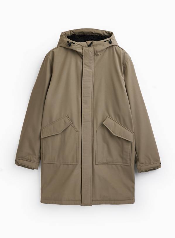 Stone Borg Lined Parka XXXXL