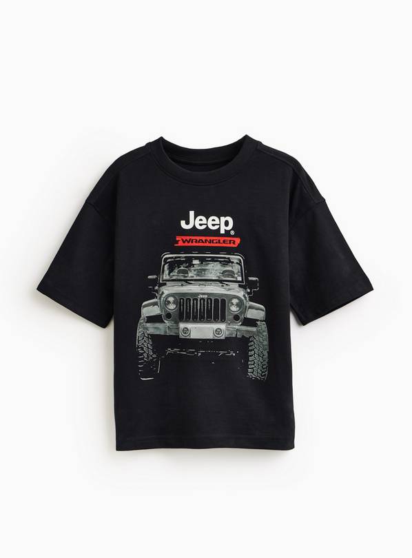Black Jeep Graphic Print T-Shirt 7 years