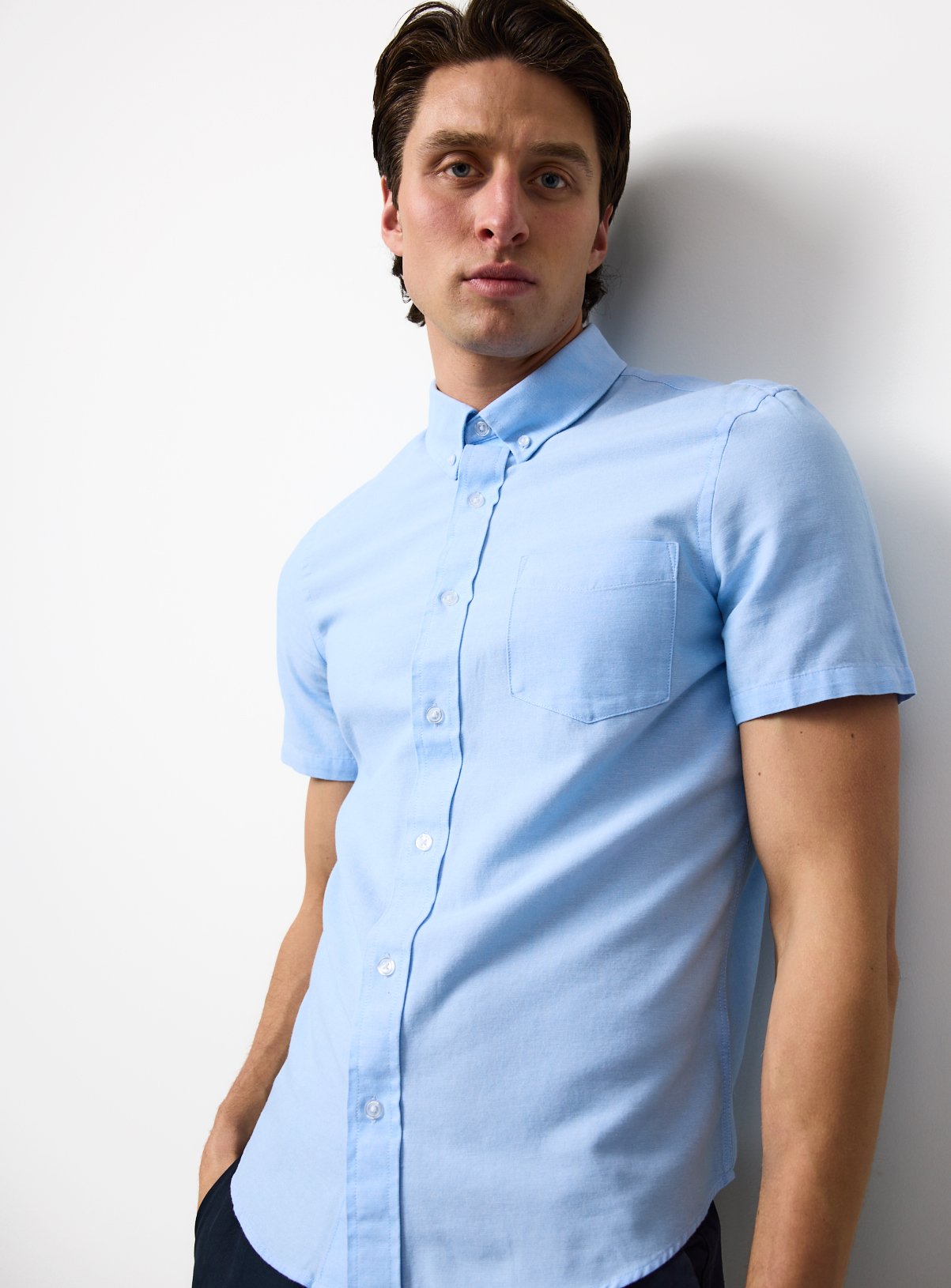 Blue Oxford Shirt M - Image 1 thumbnail