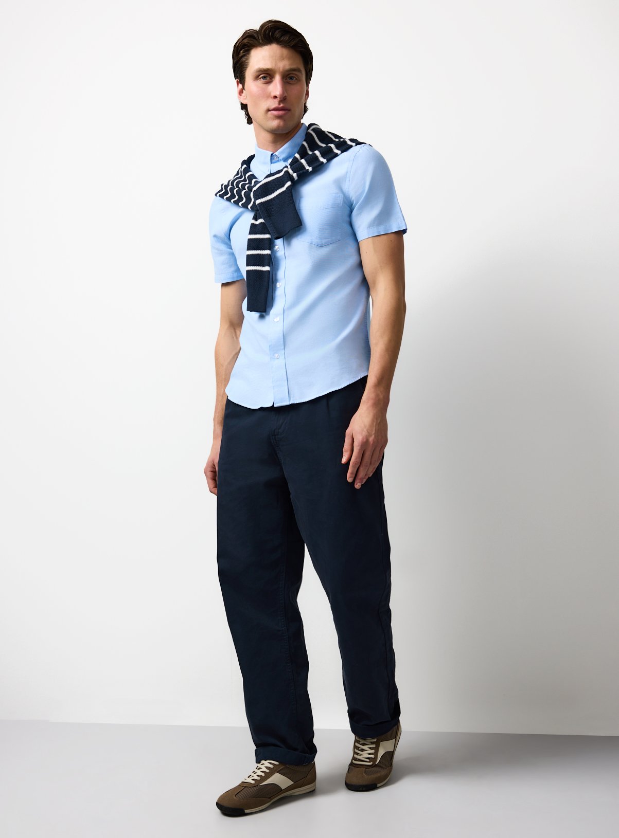 Blue Oxford Shirt M - Image 2 thumbnail