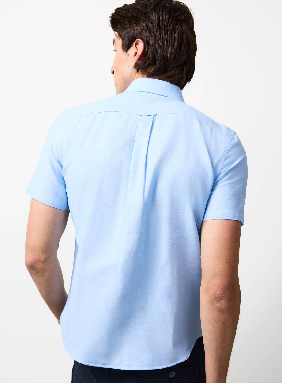 Blue Oxford Shirt M - Image 5