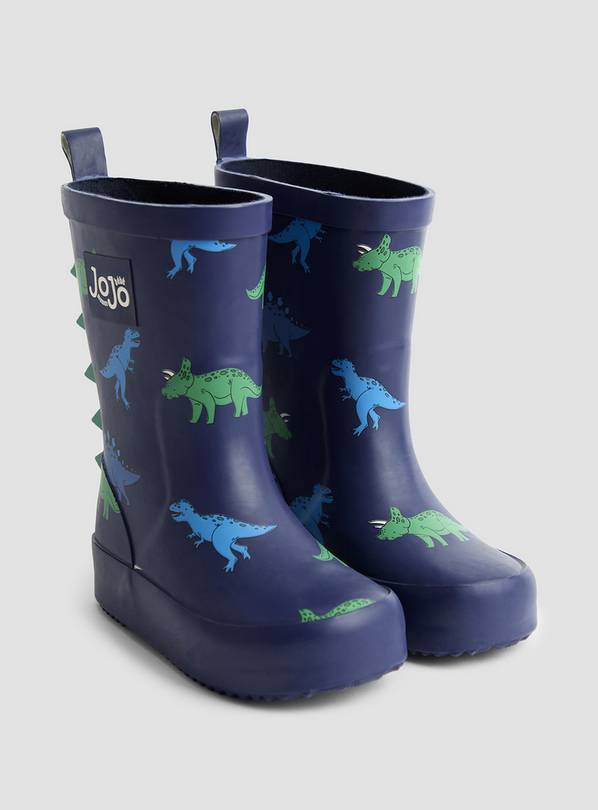JOJO MAMAN BÉBÉ Dino Print Wellie Boots 6 Infant