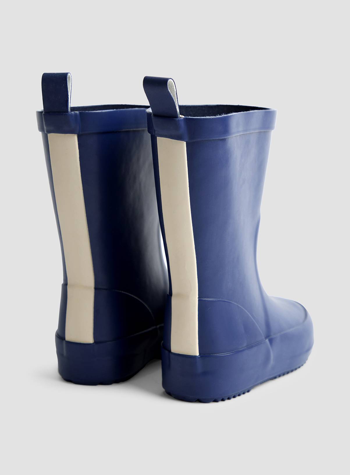 JOJO MAMAN BÉBÉ Plain Wellie Boot Navy 7 Infant - Image 2