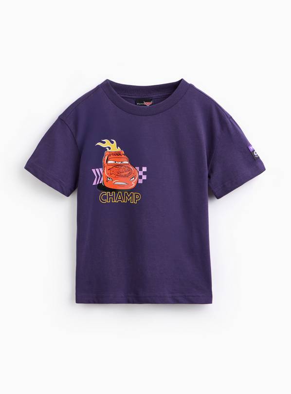 Purple Cars Lightning McQueen Graphic T-Shirt 1-2 years