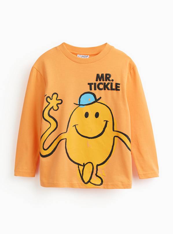 Mr Men and Little Miss Mr Tickle Character Print Long Sleeve T-Shirt 3-4 years