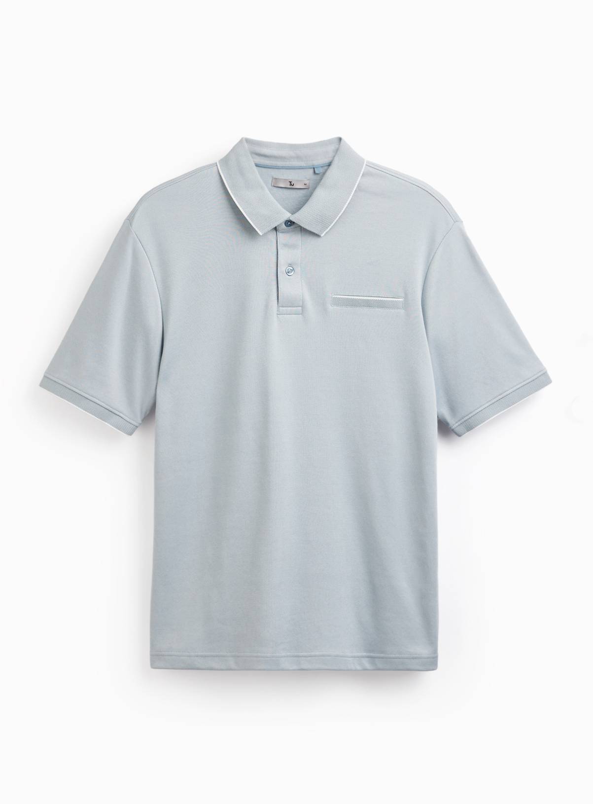 Blue Two Tone Polo XXXL - Image 3