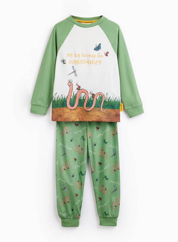 Green Superworm Pyjamas 3-4 years